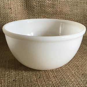 Fire King Milk Glass 7 Inch Mixing Bowl VTG
